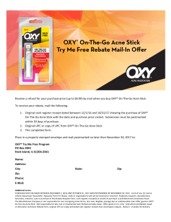 OXY&reg; On-The-Go Acne Stick