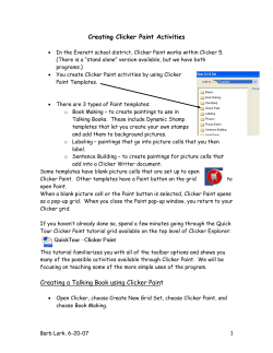 Creating Clicker Paint Activities