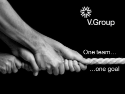 One team&hellip; &hellip;one goal