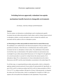 Electronic supplementary material Switching between apparently