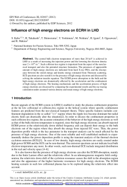 Influence of high energy electrons on ECRH in LHD