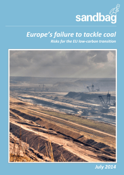 Europe`s failure to tackle coal