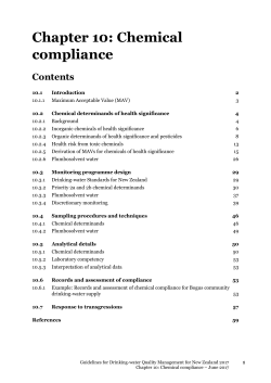 chapter 10. chemical compliance