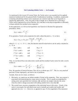 On Evaluating Infinite Series