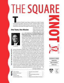 Inside One Team, One Mission - Montréal - The Square Knot
