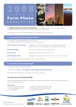 Tasmanian Primary Producer / Tasmanian Community