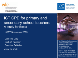 (University of London IOE): ICT CPD for primary
