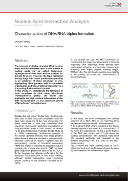 Nucleic Acid Interaction Analysis
