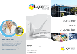 customer value proposition