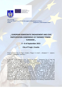 EUROPEAN DEMOCRATIC ENGAGEMENT AND CIVIC