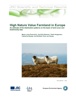 High Nature Value Farmland in Europe