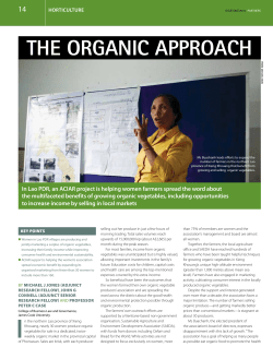 the organic approach