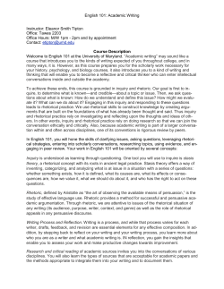 signature page - UMD English Department