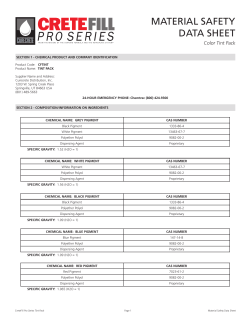 pro series - Creteseal NZ LTD
