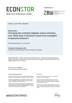 Choosing two business degrees versus choosing one