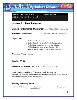 AG-FS-03.451-05.2 Fire Behavior