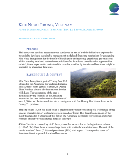 Khe Nuoc Trong - BirdLife International