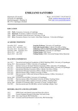 Emiliano Santoro - nationalbanken.dk