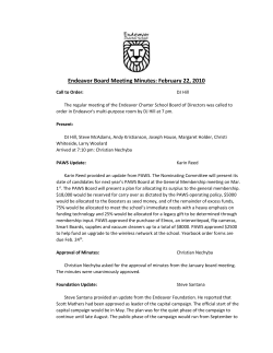 Endeavor Charter School Board Meeting Agenda