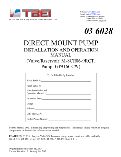 direct mount pump - Rugby Manufacturing