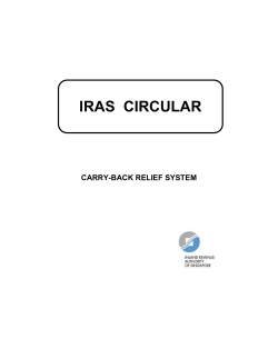 Carry-Back Relief System