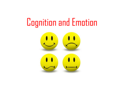 Cognition and Emotion