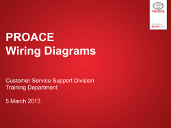 PROACE Wiring Diagrams They are known, so no - Toyota