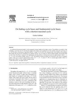 On finding cycle bases and fundamental cycle bases
