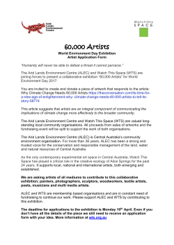 60000 Artists Exhibition Application Form