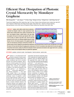 Efficient Heat Dissipation of Photonic Crystal Microcavity by