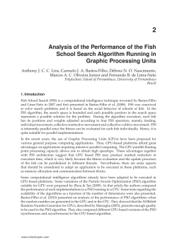 Analysis of the Performance of the Fish School Search Algorithm
