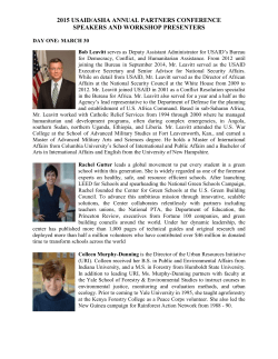 Guest Speaker Biographies