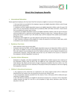 Direct Hire Employees Benefits