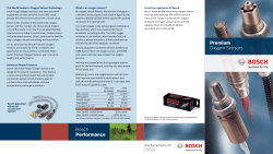 Premium Oxygen Sensors Bosch Performance