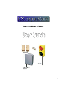 Water-Slide Dispatch System
