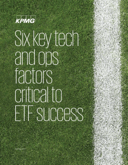 Six key tech and ops factors critical to ETF