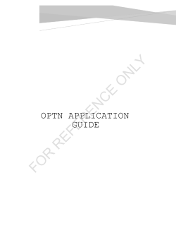 Membership Application Forms - United Network for Organ Sharing