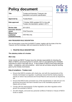 NDCS Policy - National Deaf Children`s Society