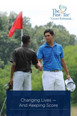 Changing Lives &mdash; And Keeping Score