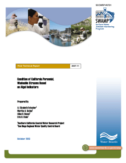 Condition of California perennial wadeable streams