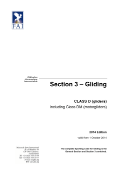 Sporting Code Section 3
