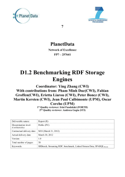 Document Information - PlanetData