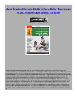eBook Illustrated Guide to Home Biology
