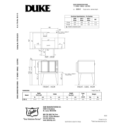 AIA File No. 35-C-13 DUKE CONVECTION OVENS - Serv-U