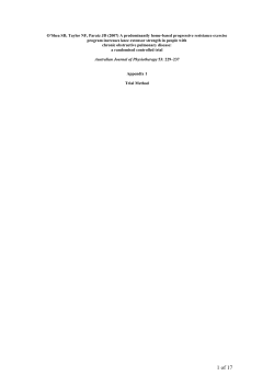 3 - Australian Physiotherapy Association