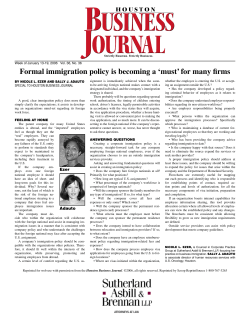 Formal immigration policy is becoming a `must` for many firms