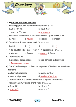 1) The energy produced from the conversion of 0.5 u is