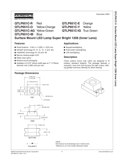 QTLP651C-R Red QTLP651C-E Orange QTLP651C