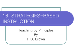 strategies-based instruction