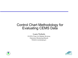 Control Chart Methodology For Identifying Decreases in Emissions